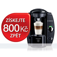 Kupte tassimo a získejte 800 kč zpět