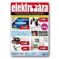 Akční leták Elektro Oáza