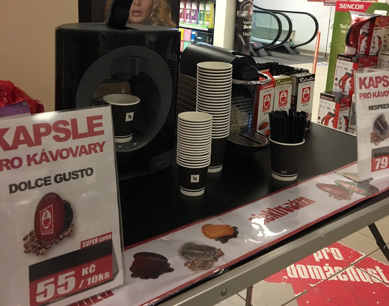 Caffe Bonini v Oáze Caffe Bonini v Oáze